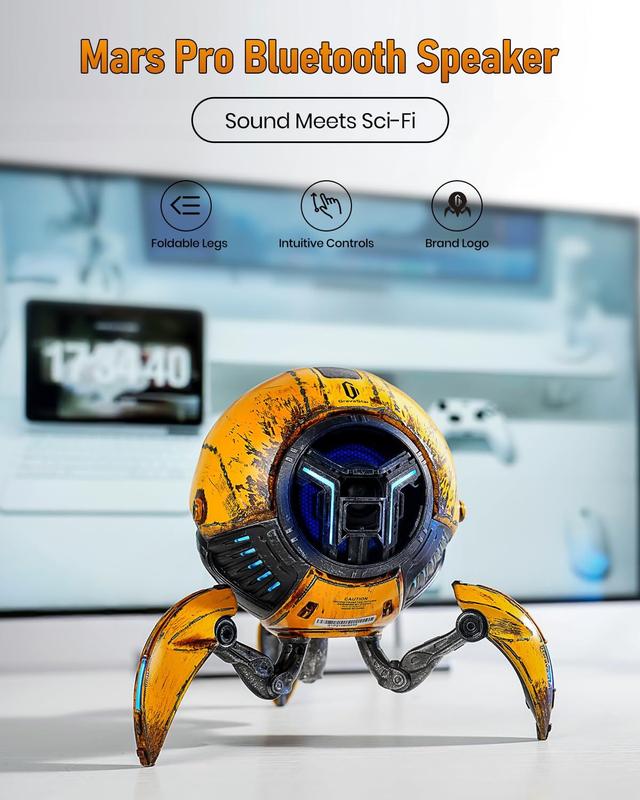 Alto-falante Bluetooth portátil GravaStar Mars Pro com 15H de